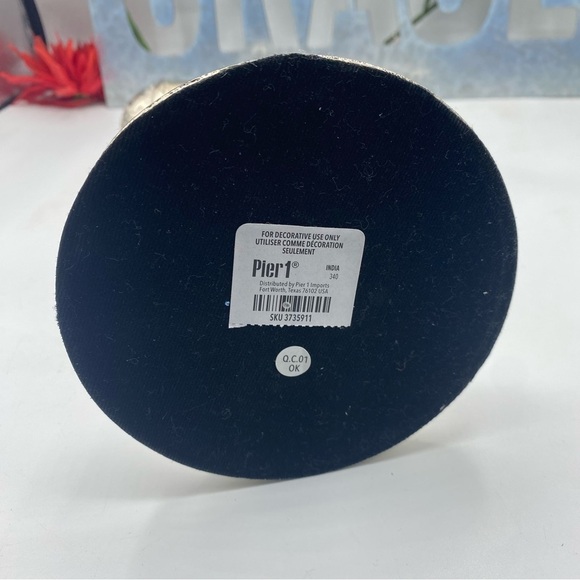 Pier 1 Silver Aluminum Plated Microphone Deco - Picture 3 of 6